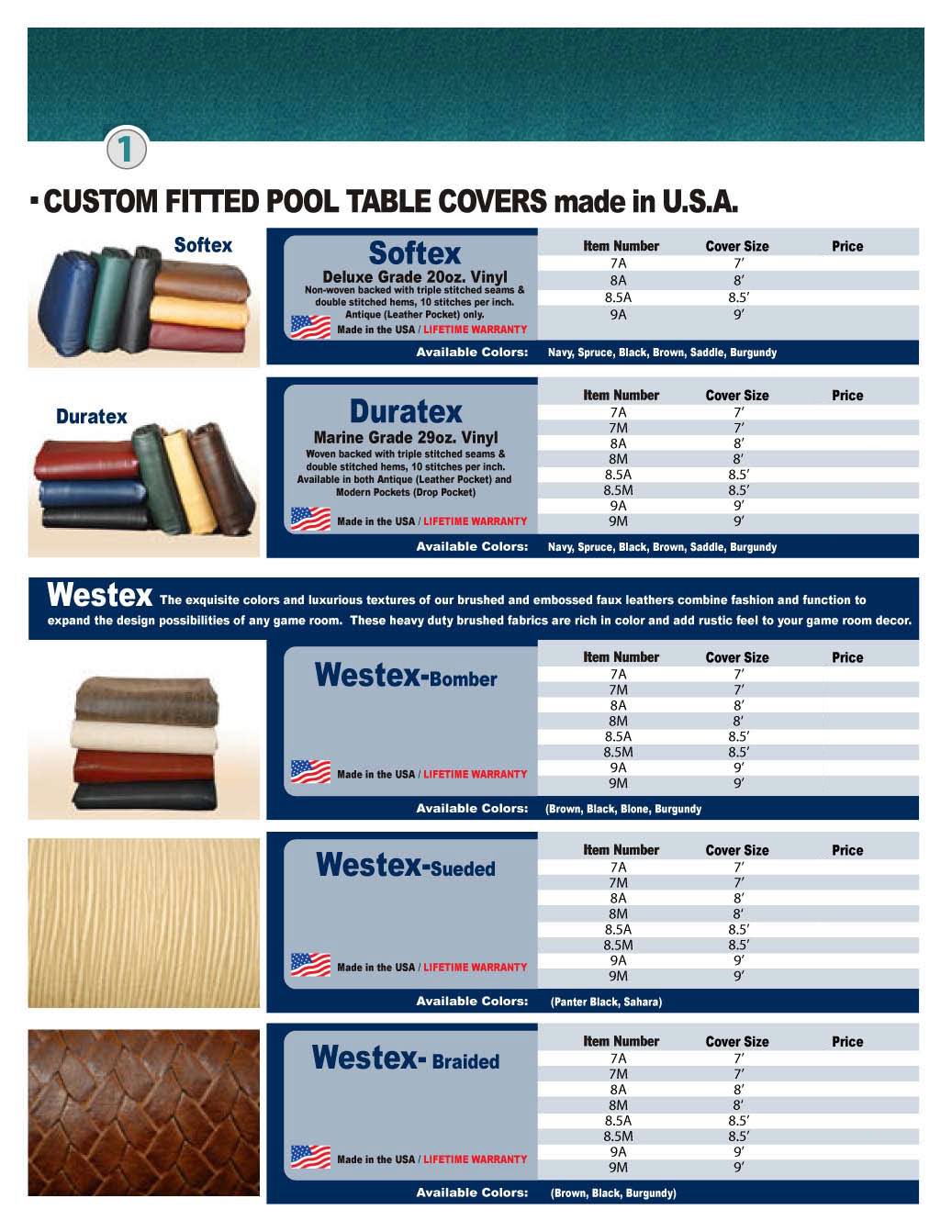 Billiard Components