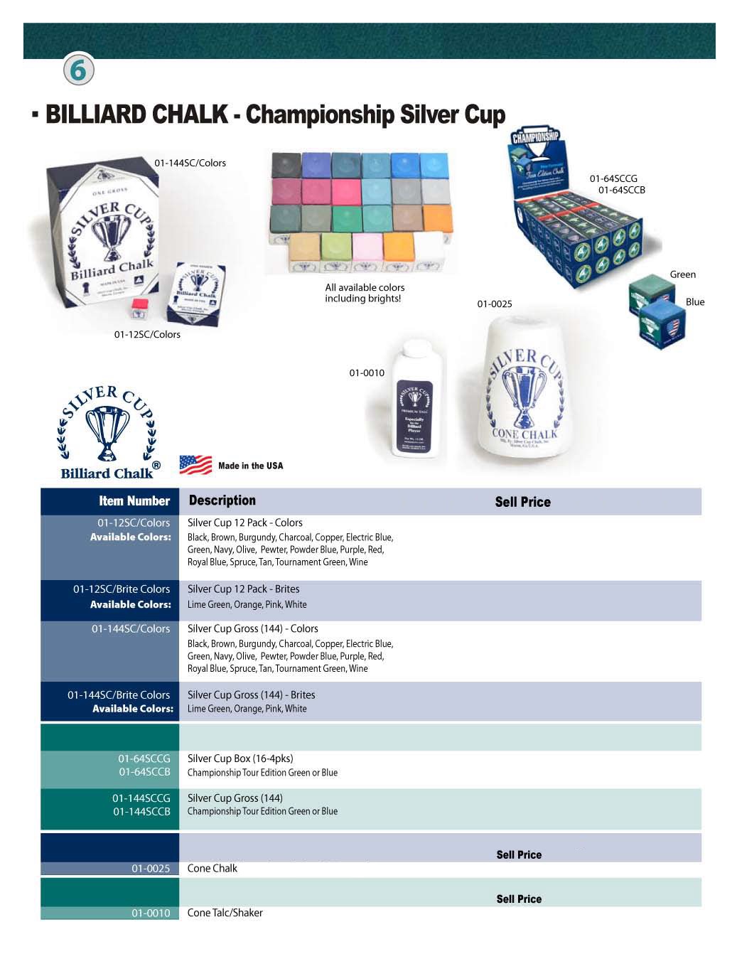 Billiard Components